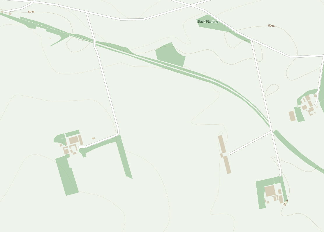Location map for rural mixed-use development in a National Landscape