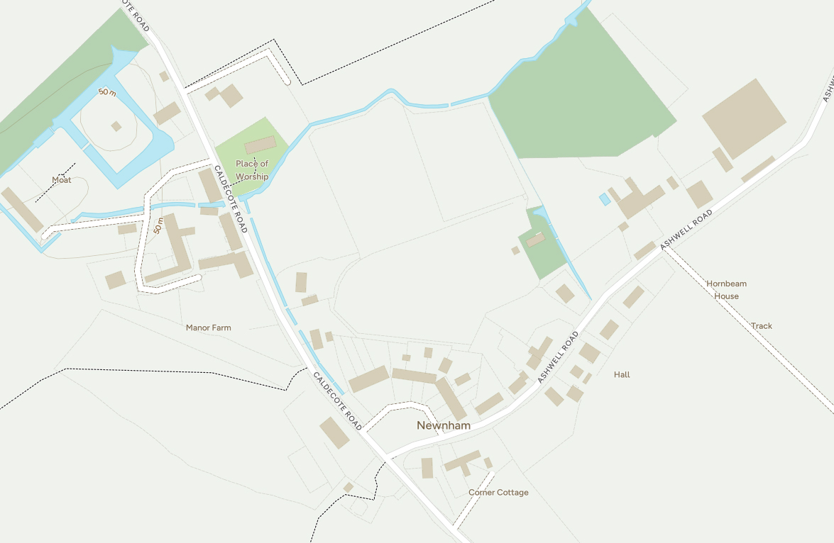 Location map for high street retail change of use case in Newham