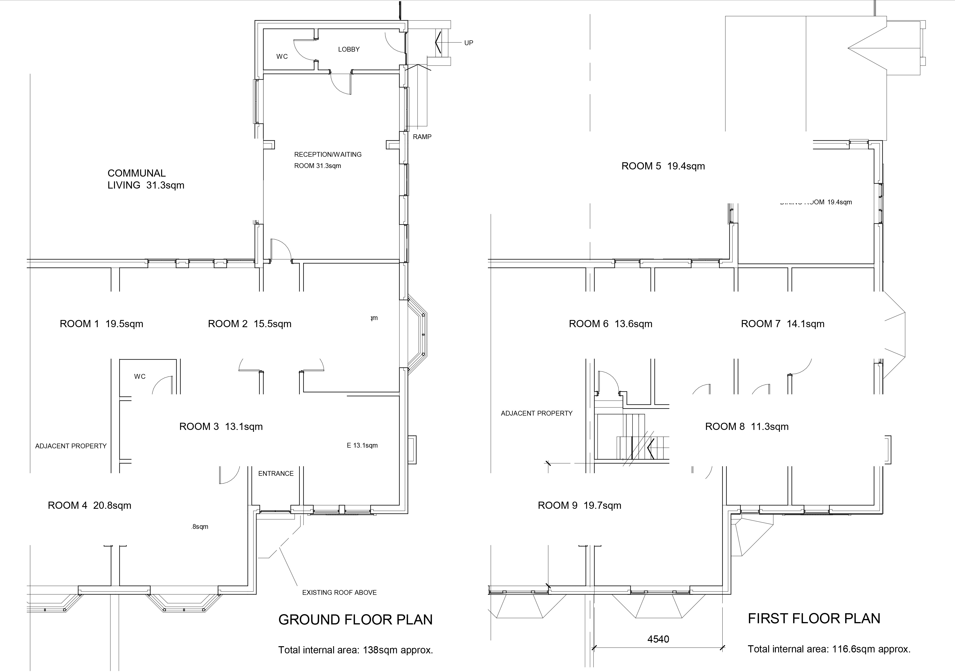 Location map for HMO Article 4 retrospective planning case in Hatfield